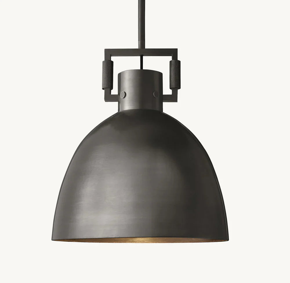 MACHINIST METAL CLOCHE PENDANT