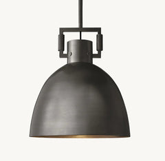 MACHINIST METAL CLOCHE PENDANT