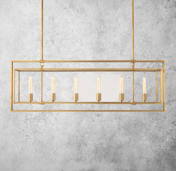 Michaul Beck Rectangular Chandelier 54"