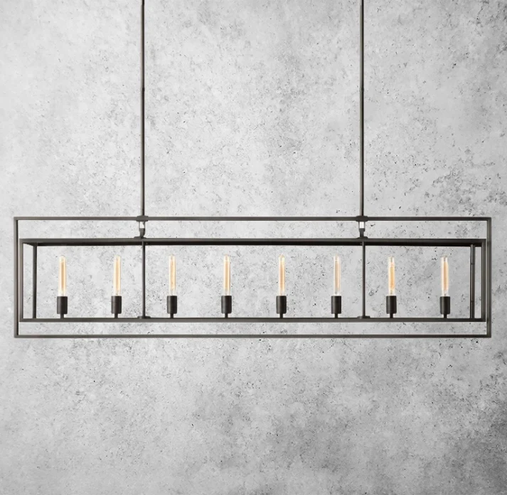 Michaul Beck Rectangular Chandelier 72"