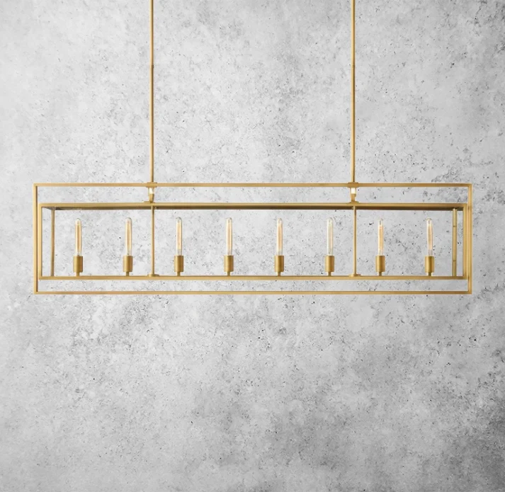 Michaul Beck Rectangular Chandelier 72"