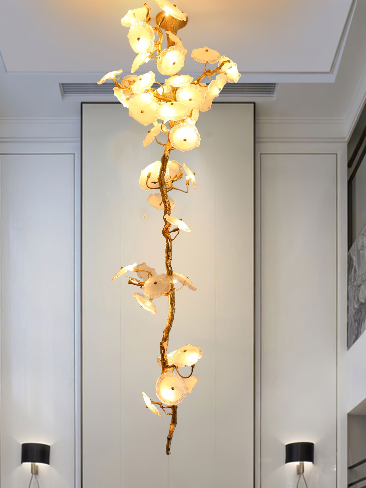 Nenufar Bonsai Chandelier 25.6" 31.5"