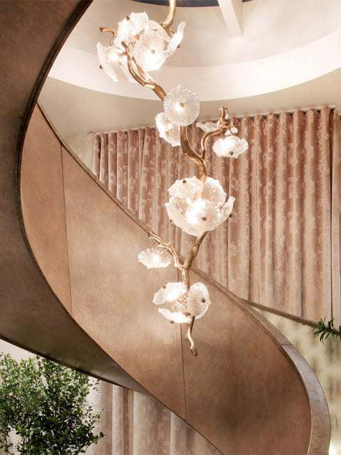 Nenufar Bonsai Chandelier 25.6" 31.5"