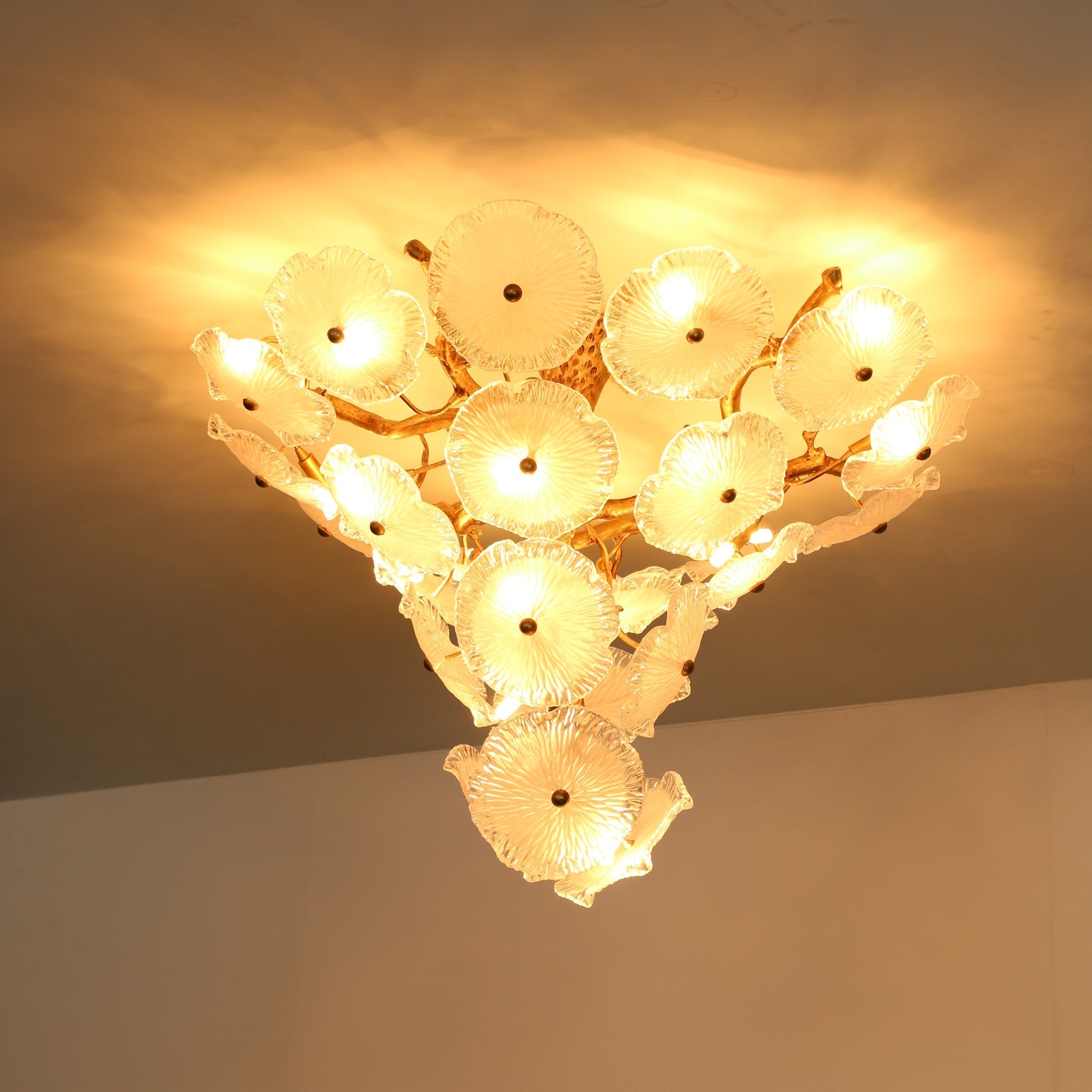 Nenufar Water Lily Chandelier 23.6" 31.5"#size_Dia 23.6″(60cm) x H 23.6″(60cm)