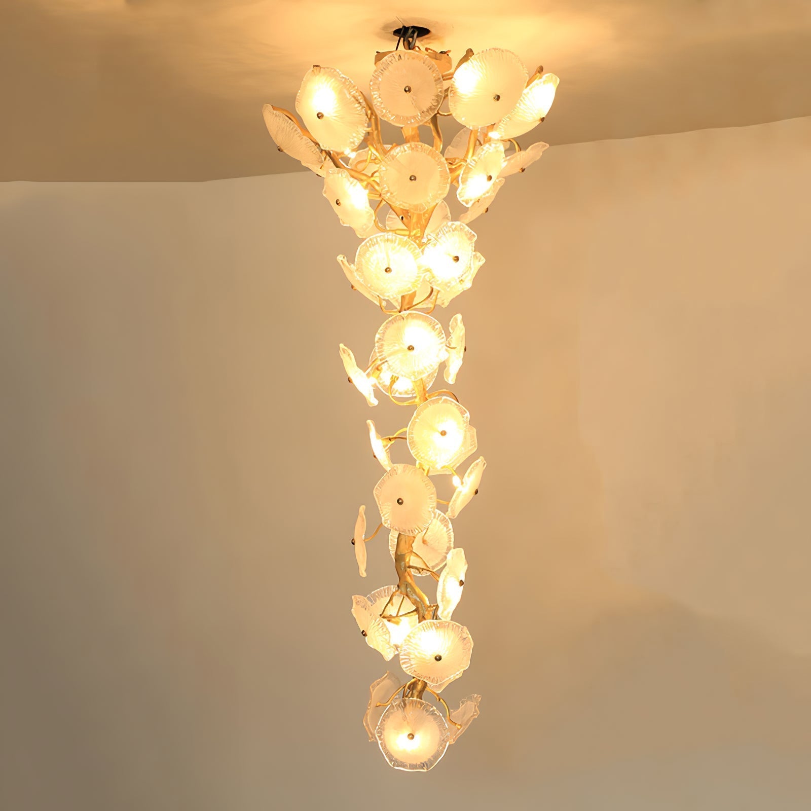Nenufar Water Lily Chandelier 23.6" 31.5"#size_Dia 31.5″(80cm) x H 78.7″(200cm)