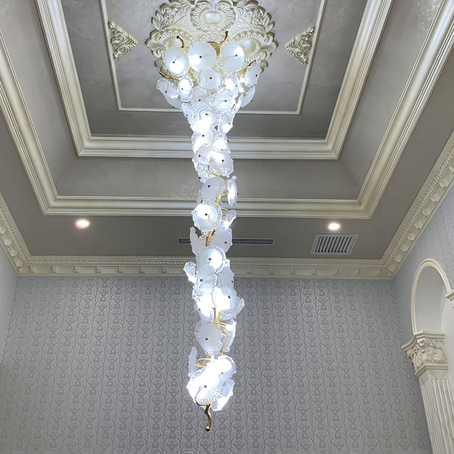 Nenufar Water Lily Chandelier 23.6" 31.5"#size_Dia 31.5″(80cm) x H 78.7″(200cm)