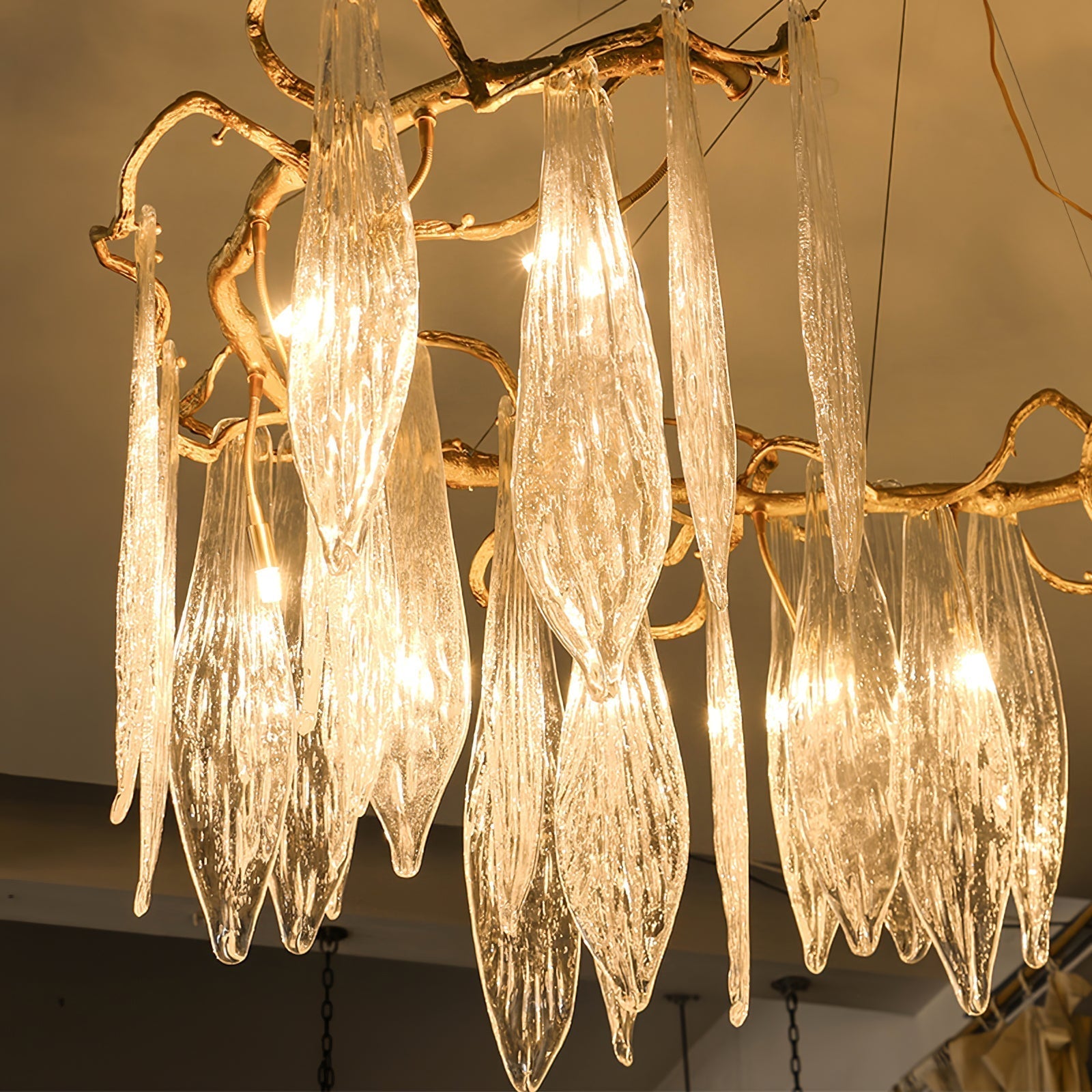 Kyle Niagara Brass Crystal Chandelier 59"L