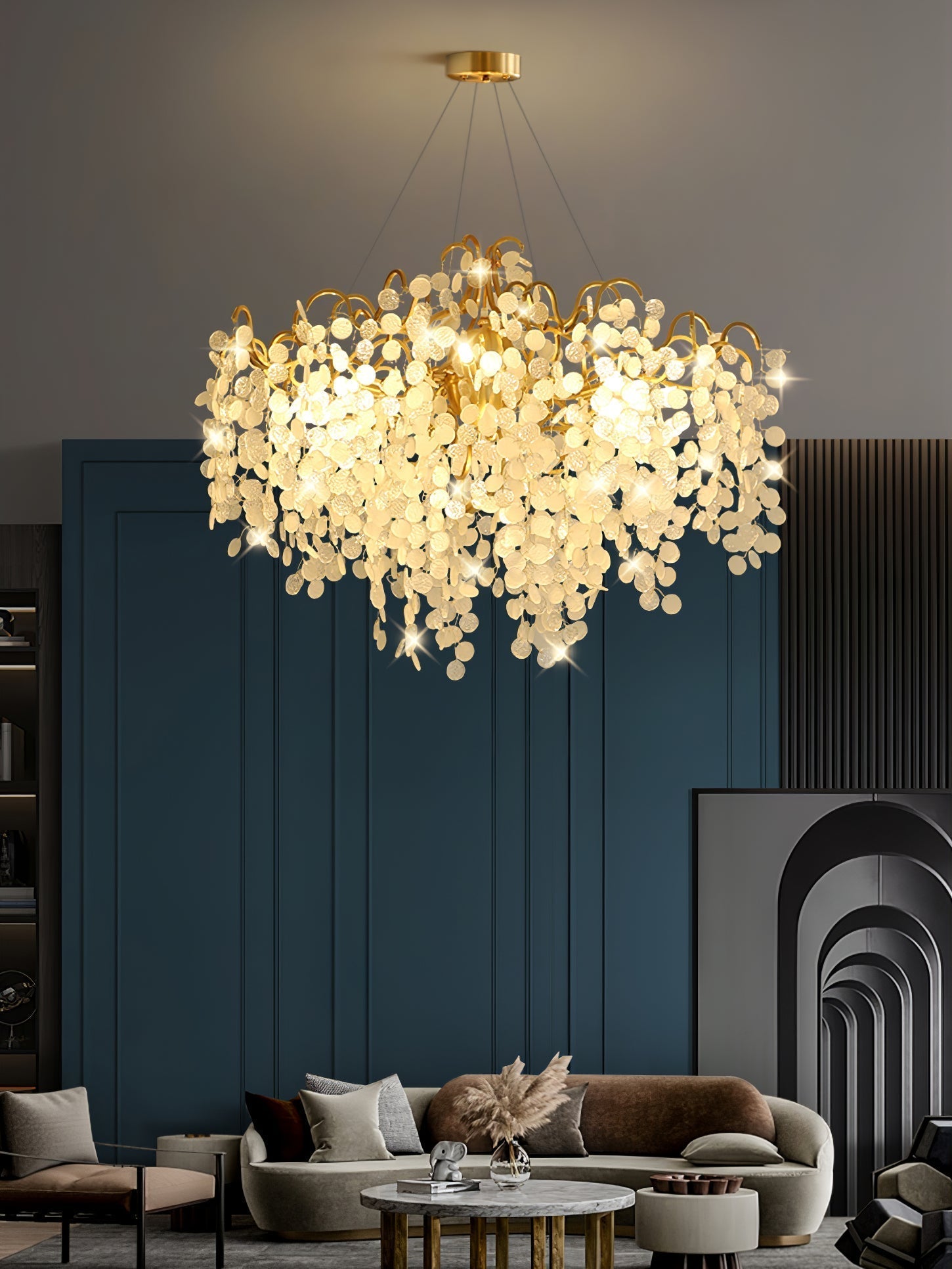 Shiro Noda Round Chandelier