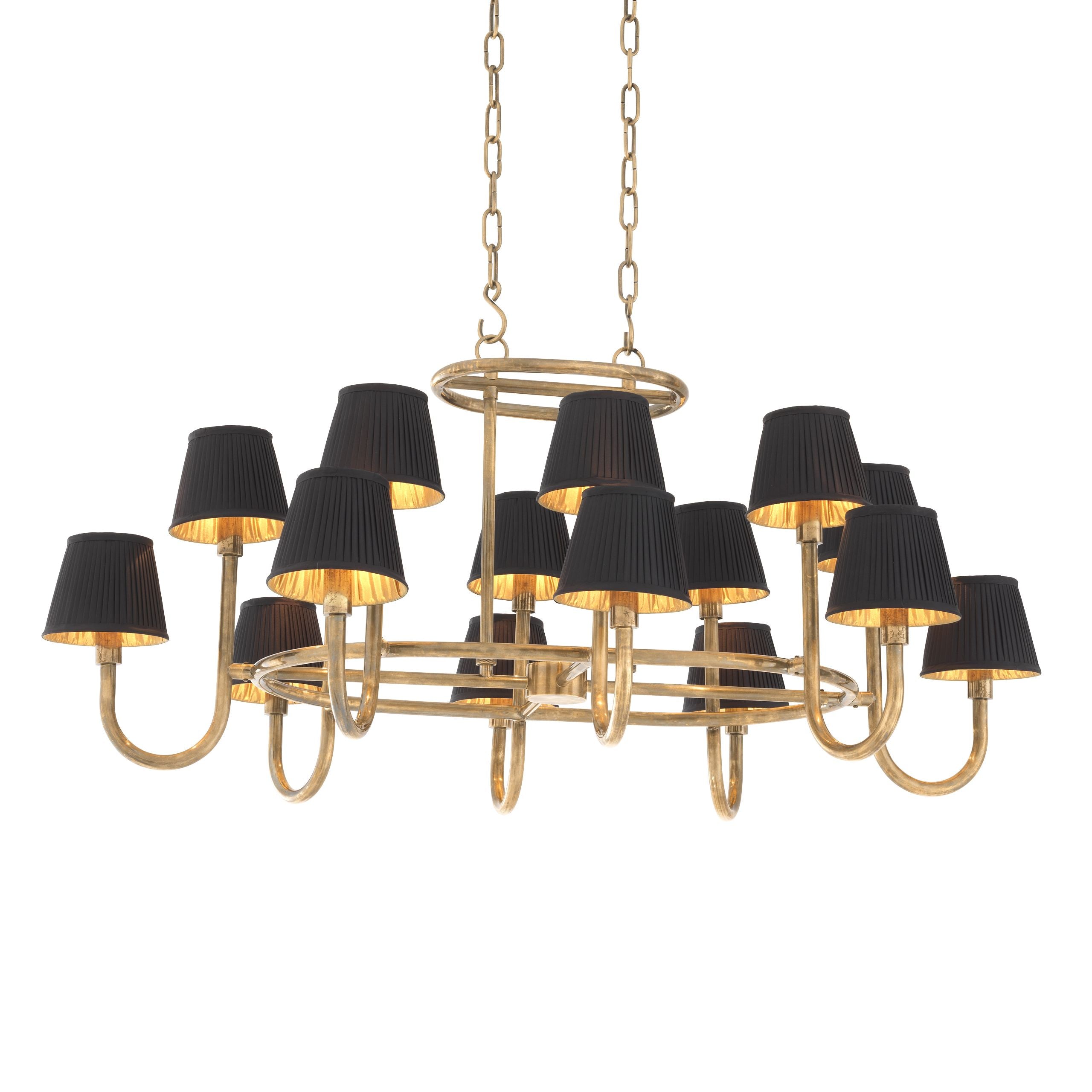 Pluto Modern Brass Chandelier - [Brass]