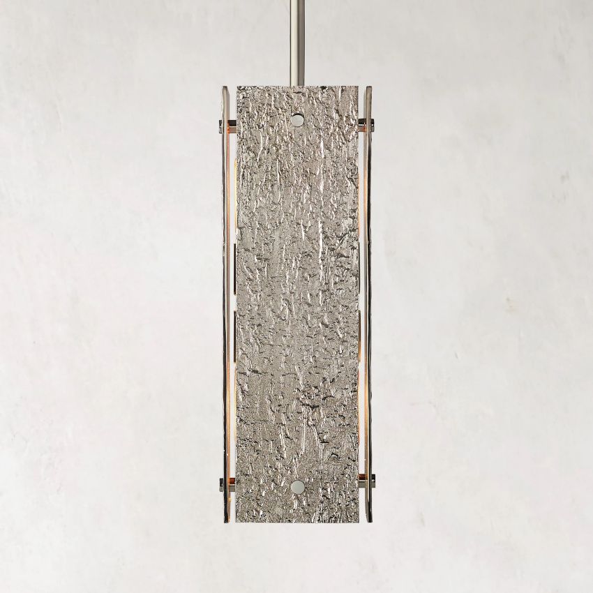 Vouvany Rectangular Pendant 19"