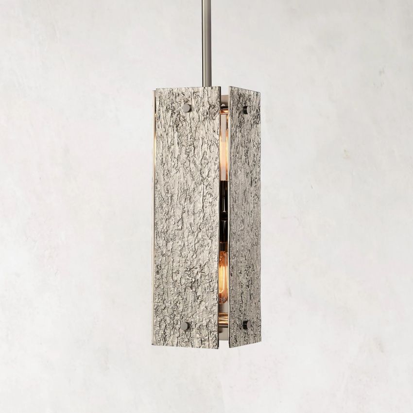 Vouvany Rectangular Pendant 19"