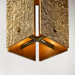 Vouvany Rectangular Pendant 19"