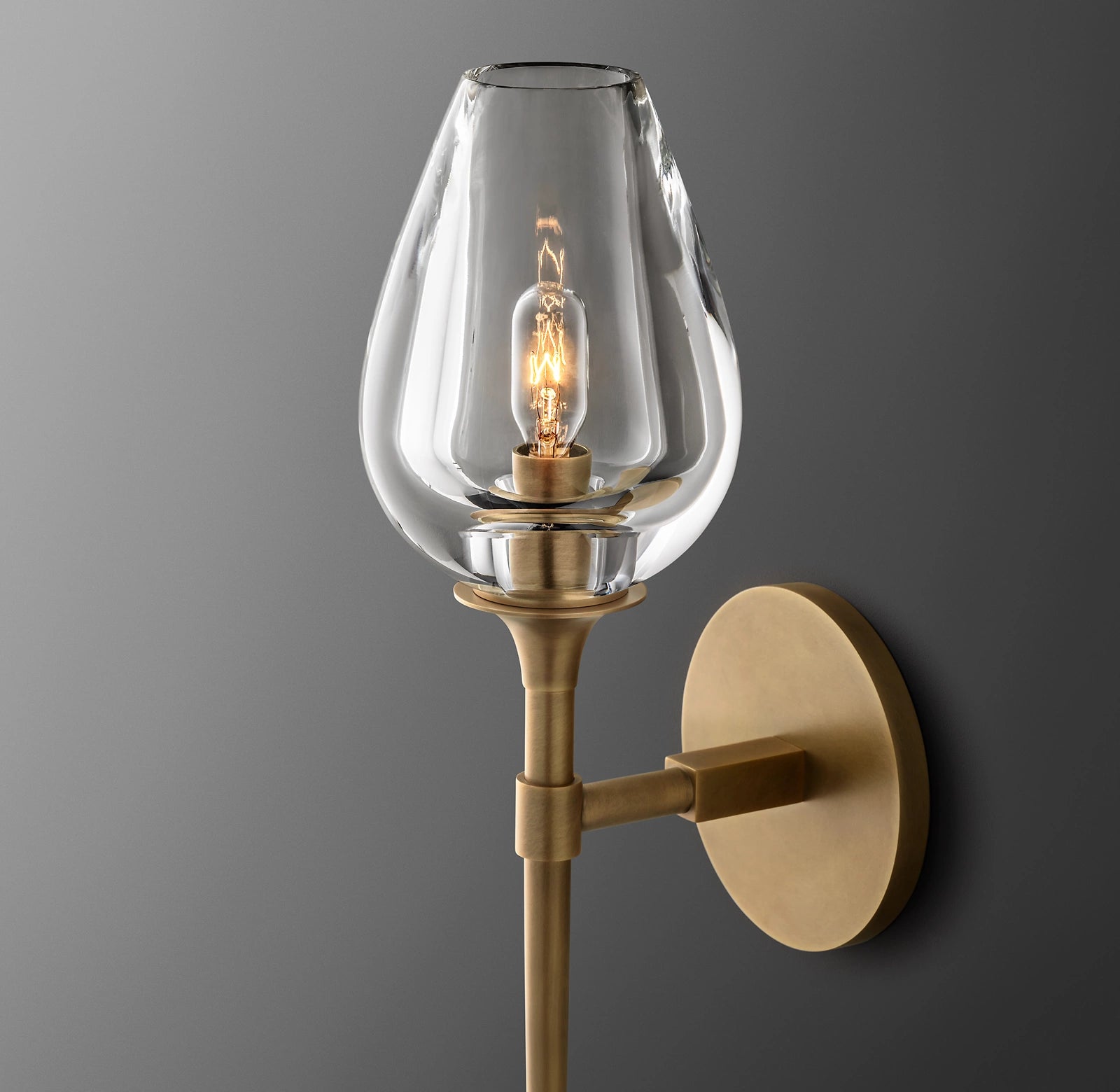 Tulip Shape Single Sconce
