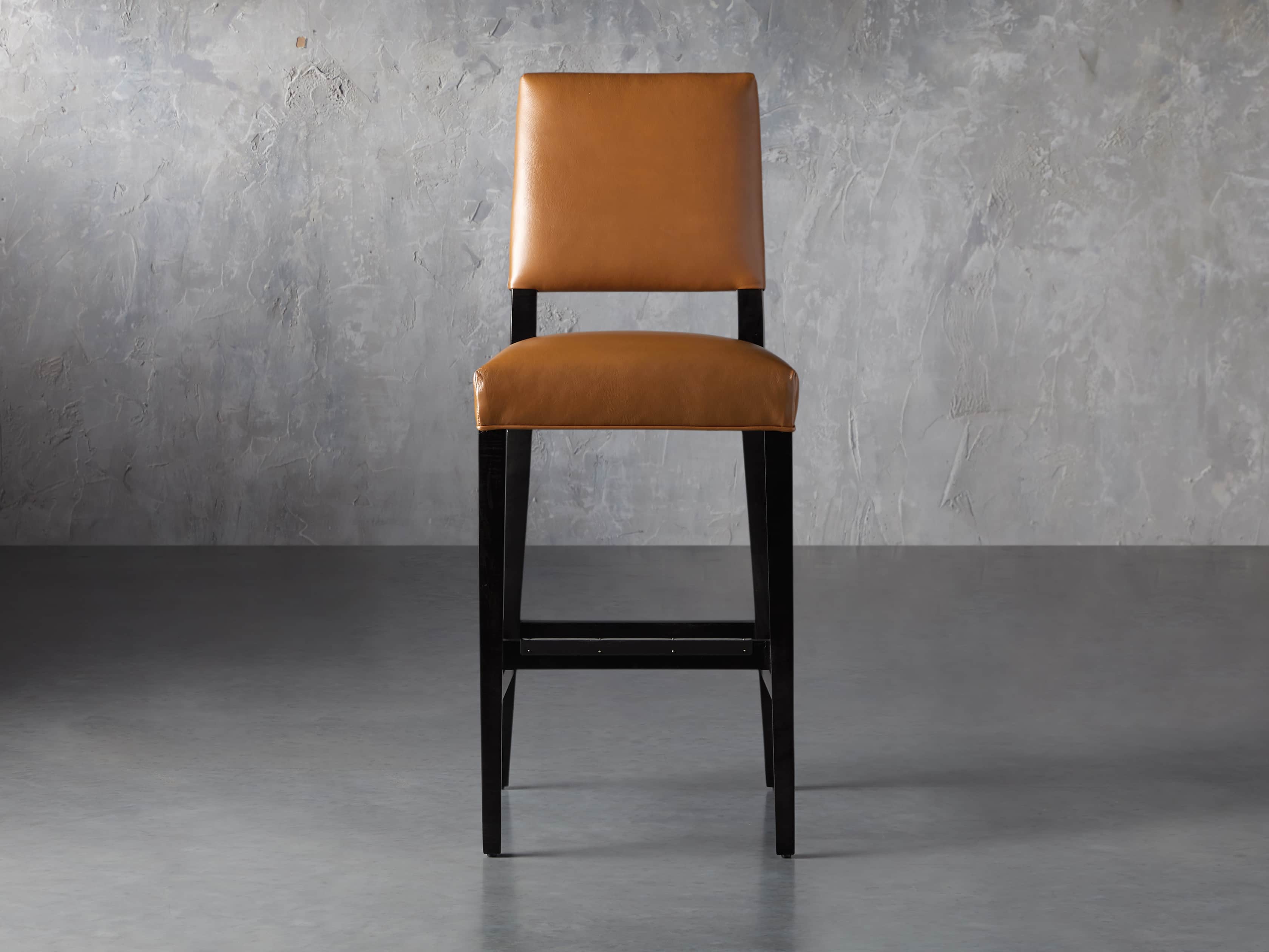 Teddi Leather Stool