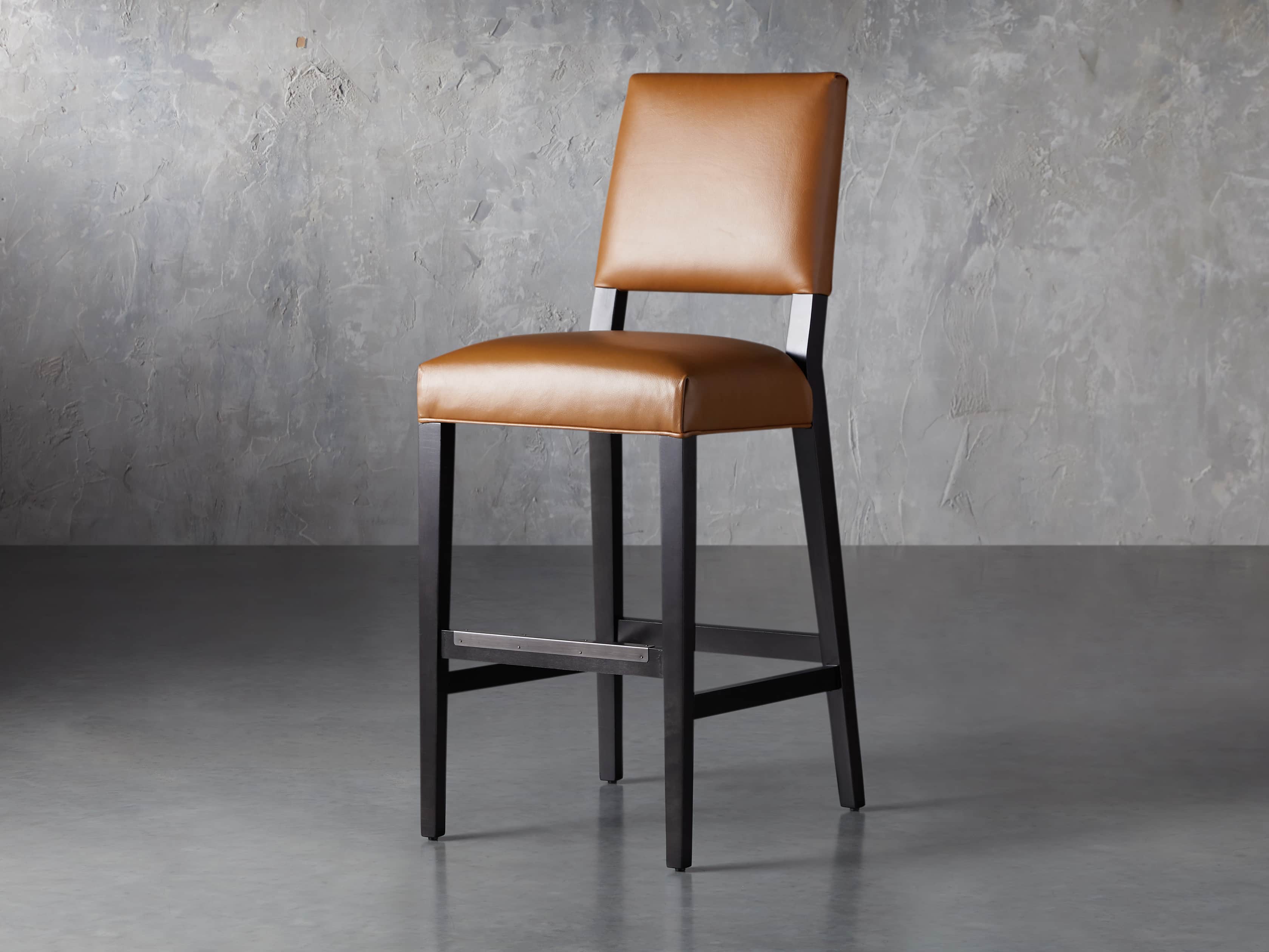 Teddi Leather Stool