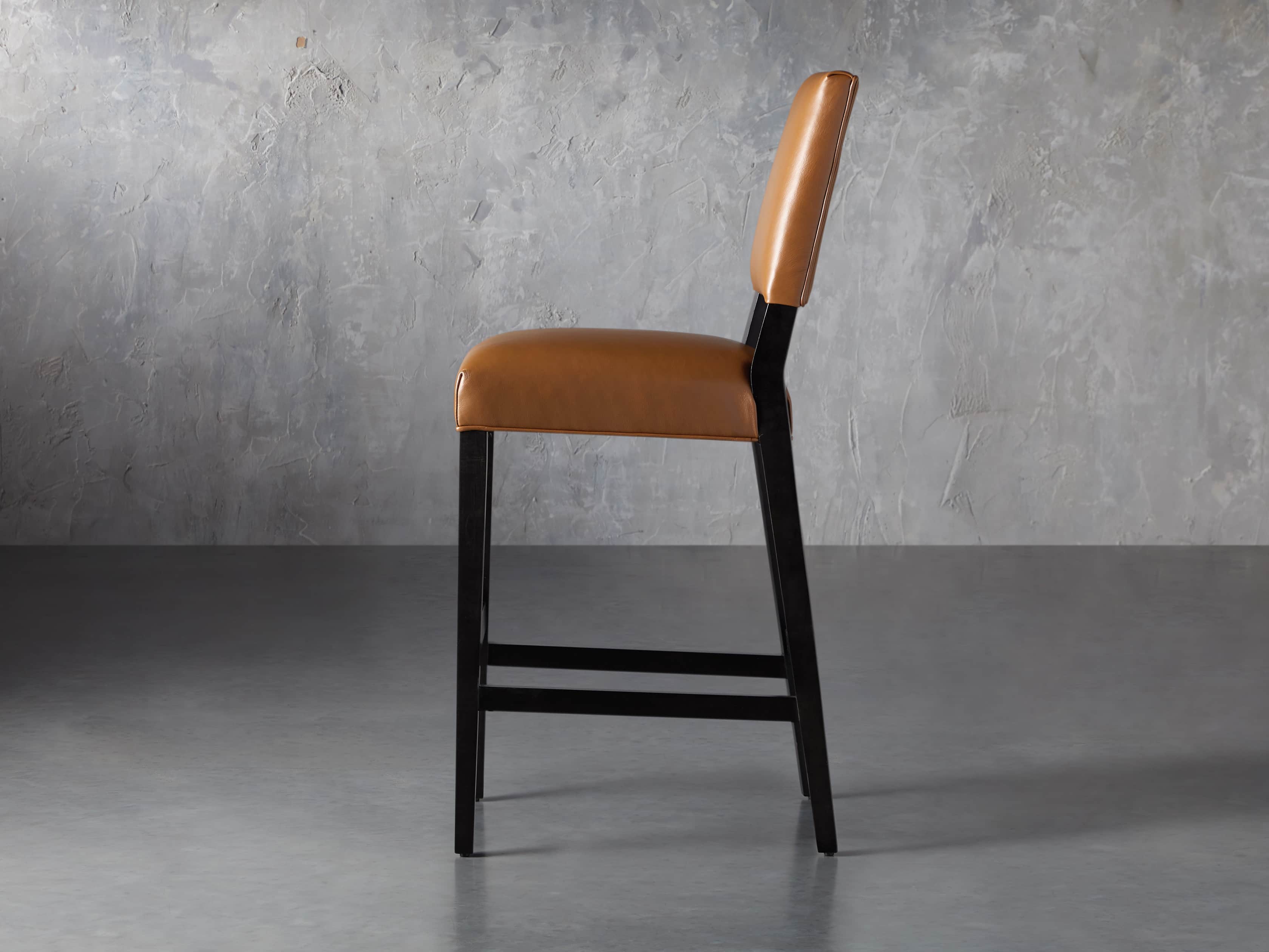 Teddi Leather Stool