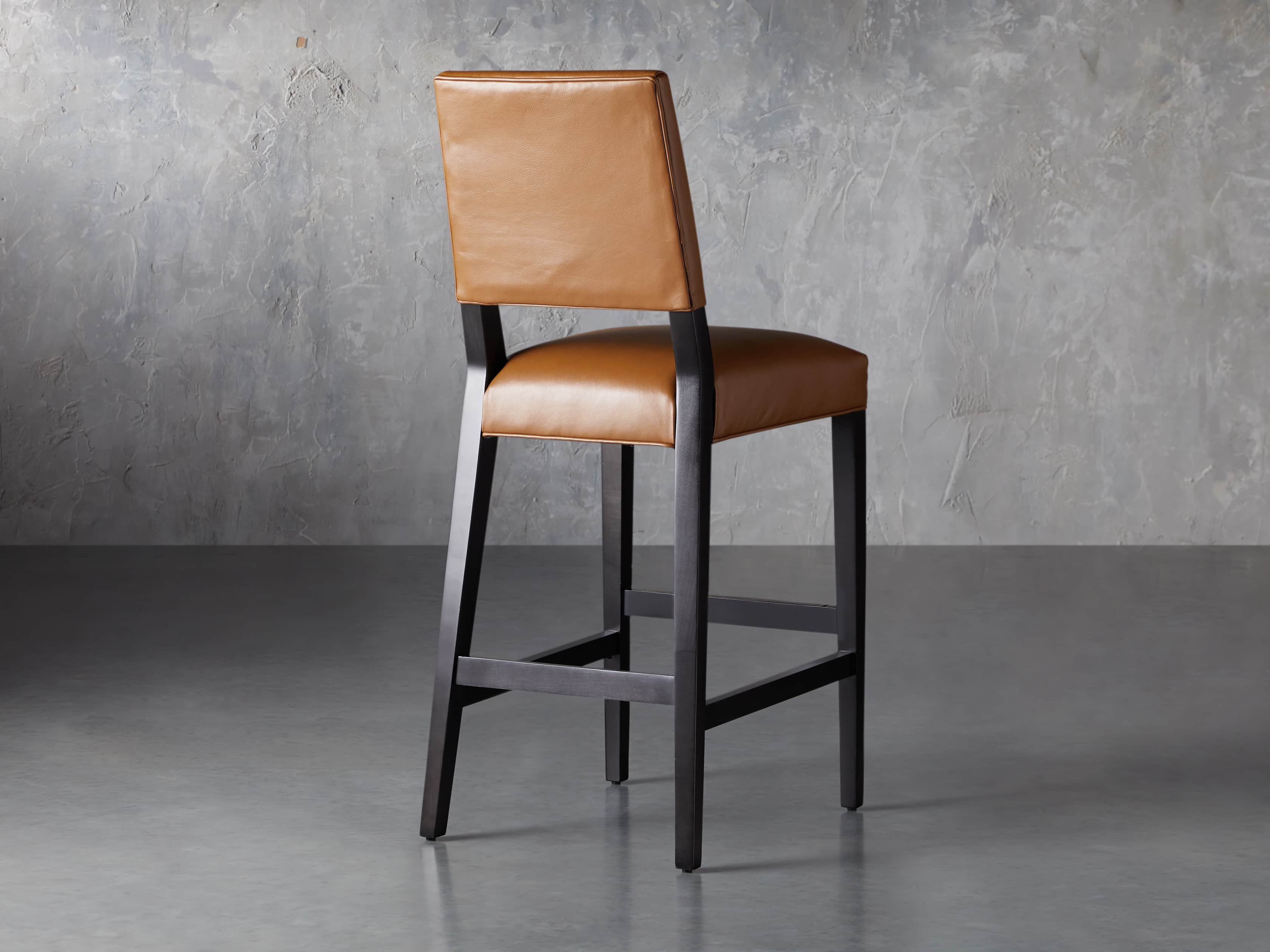 Teddi Leather Stool