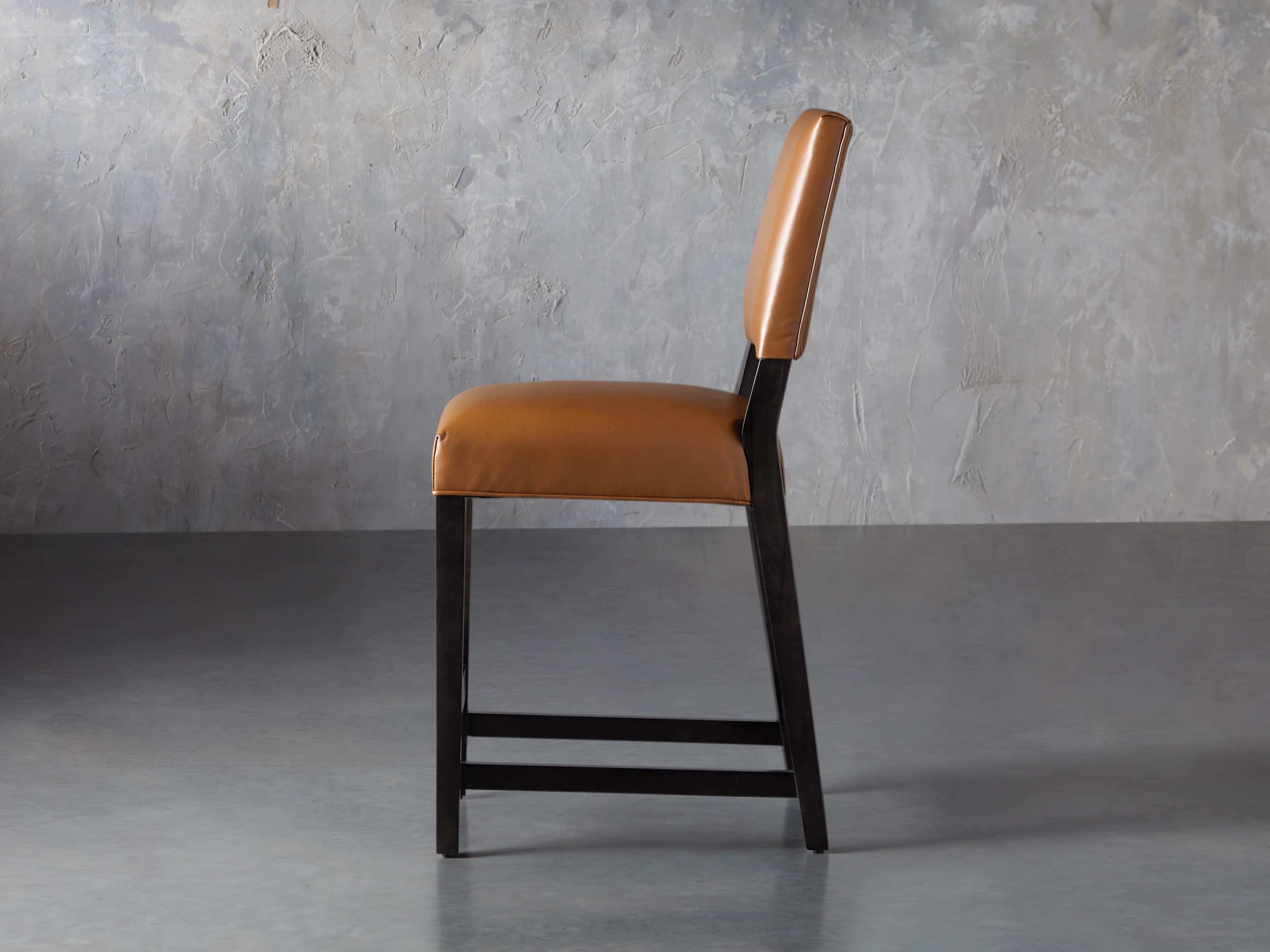 Teddi Leather Stool