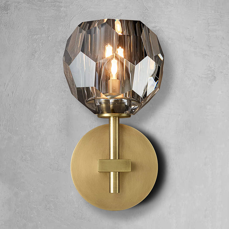 Boule de Cristal Glass Wall Sconce