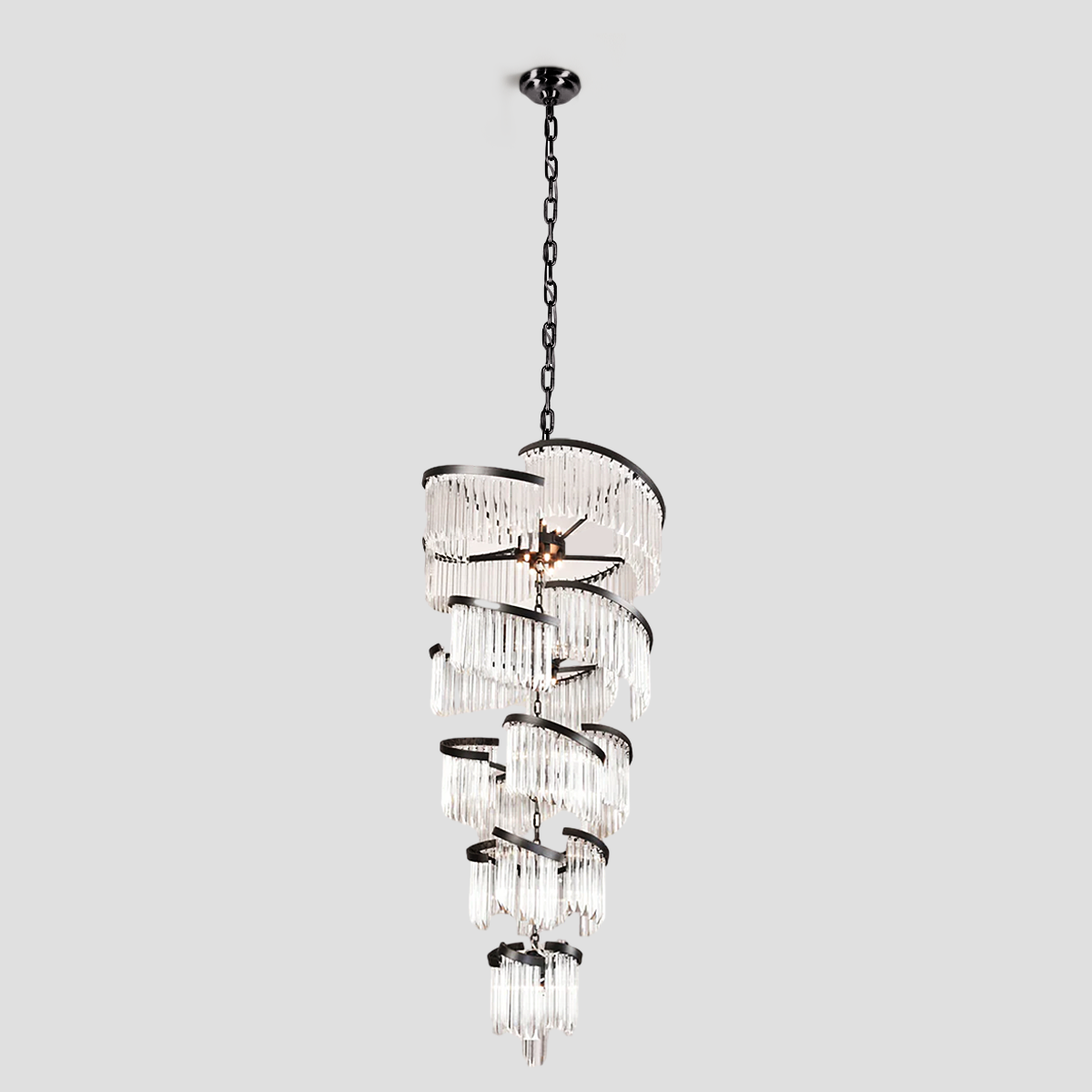 Twin Palms Crystal Chandelier