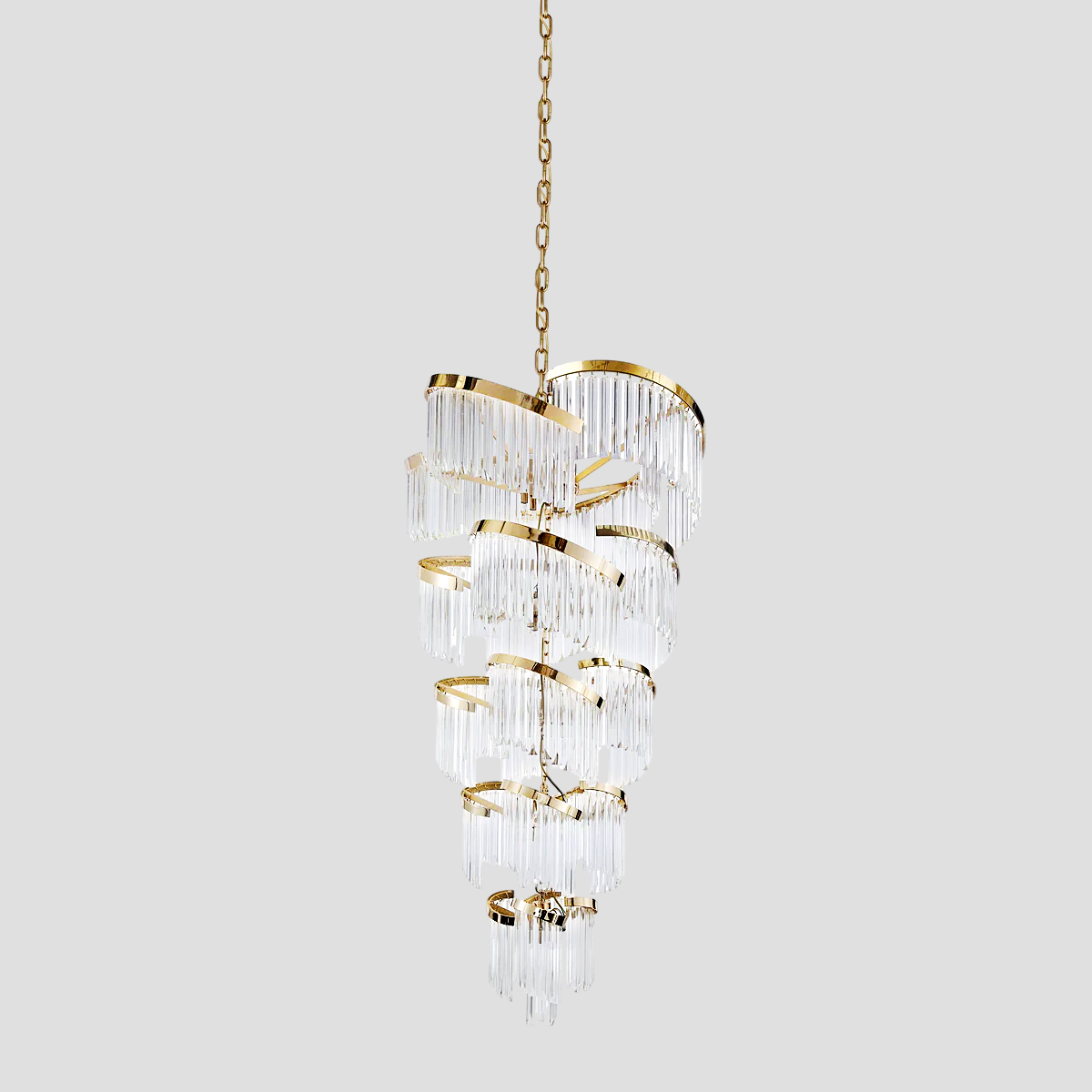 Twin Palms Crystal Chandelier