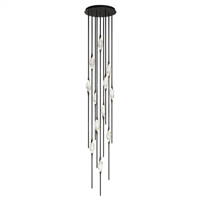PEZEO CRYSTAL CHANDELIER 21''HPEZZEO CRYSTAL CHANDELIER 21''H