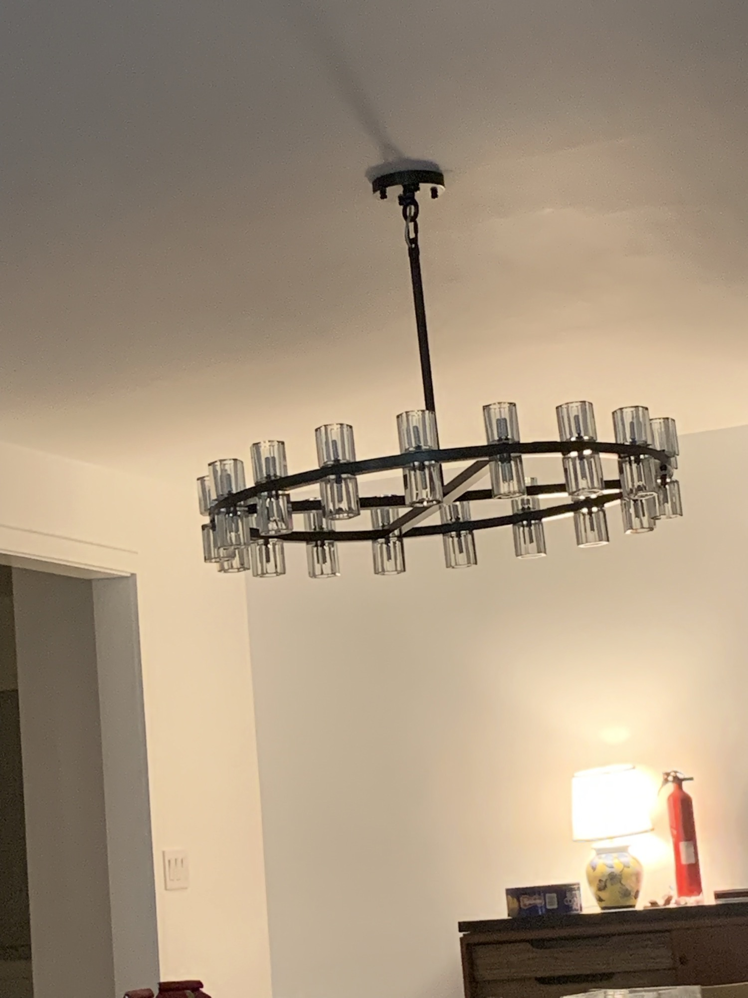 Arcachon 2 Tierd Round Chandelier 60"