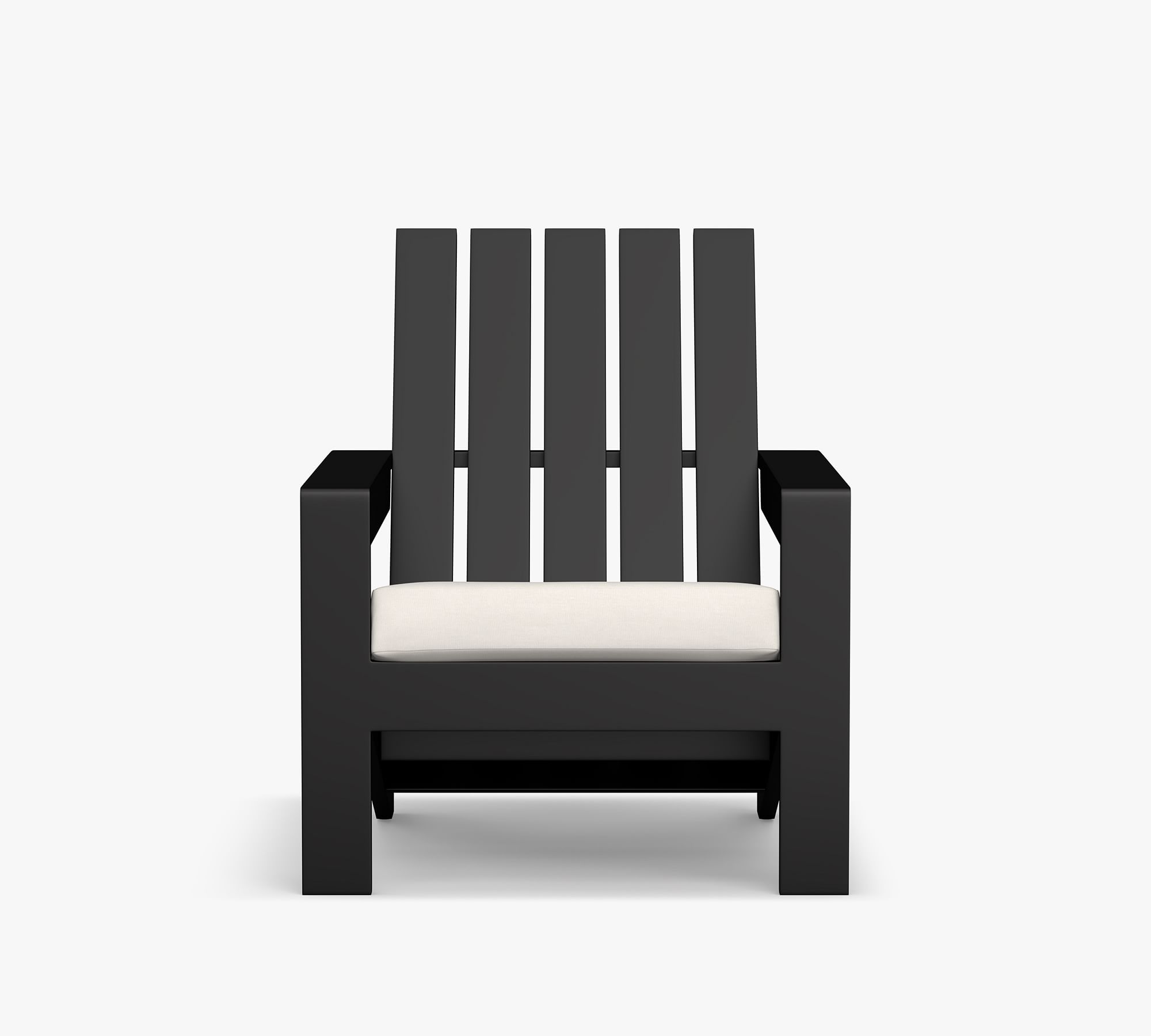 Malibu Metal Adirondack Outdoor Lounge Chair 37''H