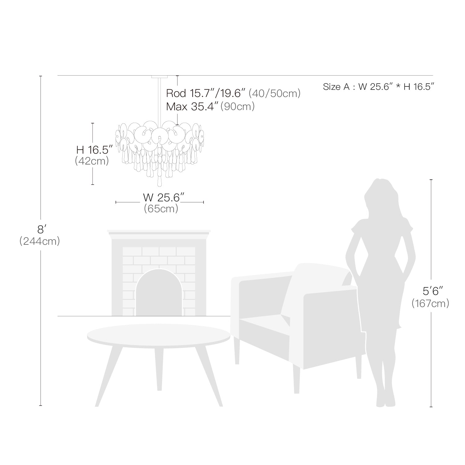 Modern Luxury Gold Glass Chandelier