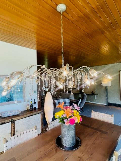 Gothic Viticcio Rectangular Chandelier 61" 71'' - Silver