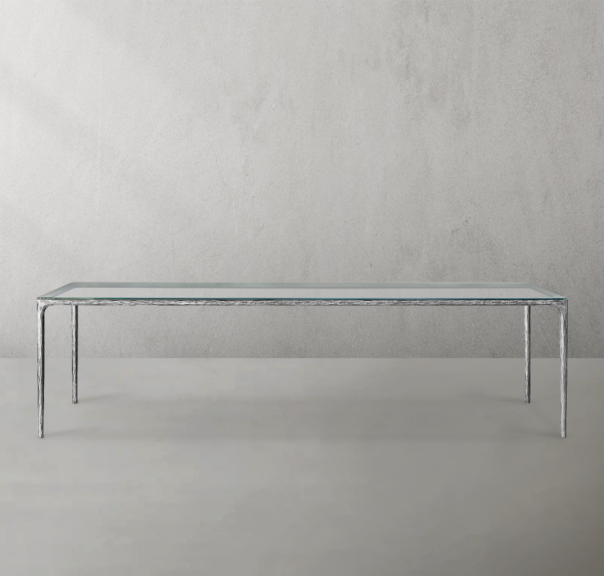 Thaddeus Glass Rectangular Dining Table