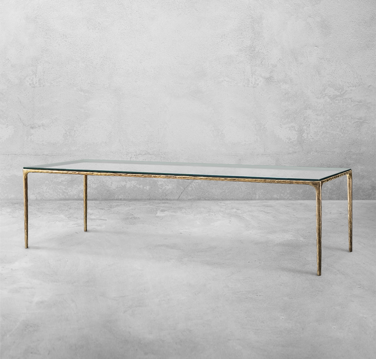 Thaddeus Glass Rectangular Dining Table