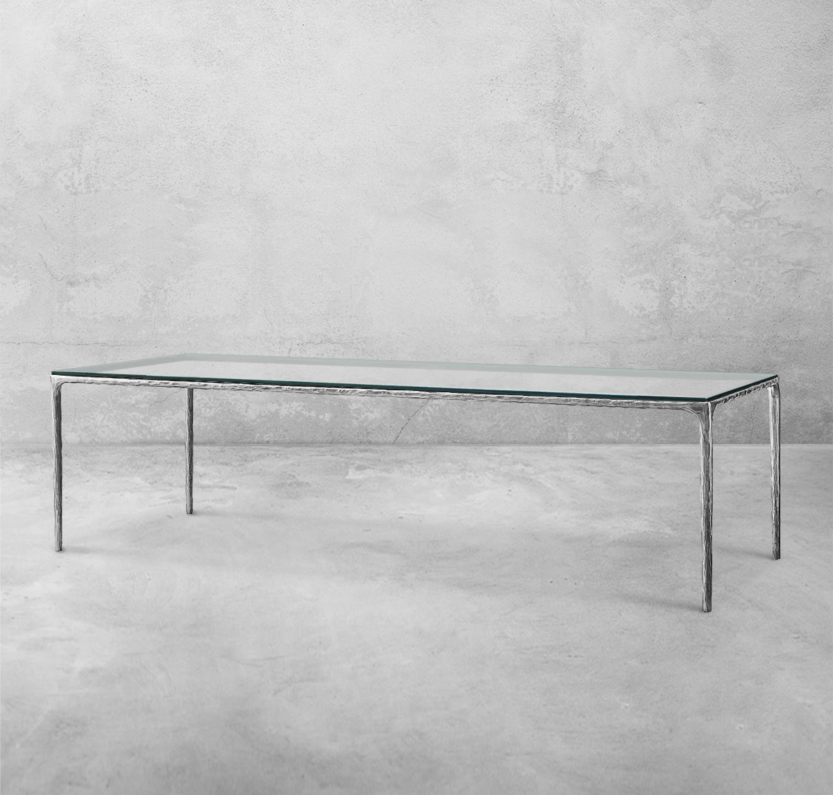 Thaddeus Glass Rectangular Dining Table