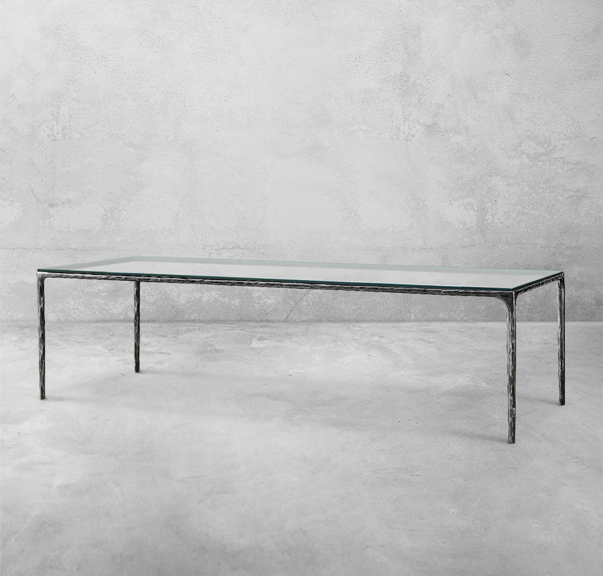Thaddeus Glass Rectangular Dining Table