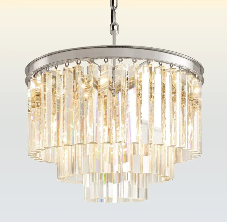 Odeon Round Chandelier For Living Room Dining Room 20" 32" 44"