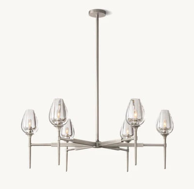 Tulip Round chandelier 27'' 42'' 54''