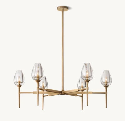 Tulip Round chandelier 27'' 42'' 54''