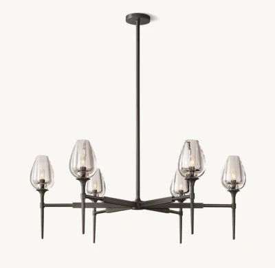 Tulip Round chandelier 27'' 42'' 54''