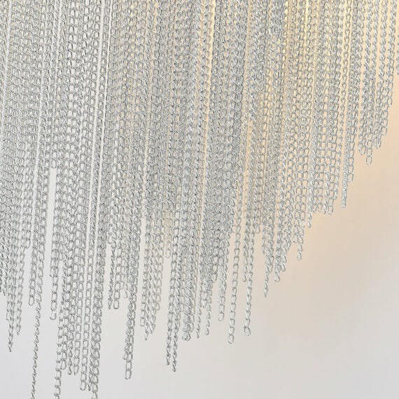 Modern Chain Tassel<br> 3 Lights Stacking Wall Sconce
