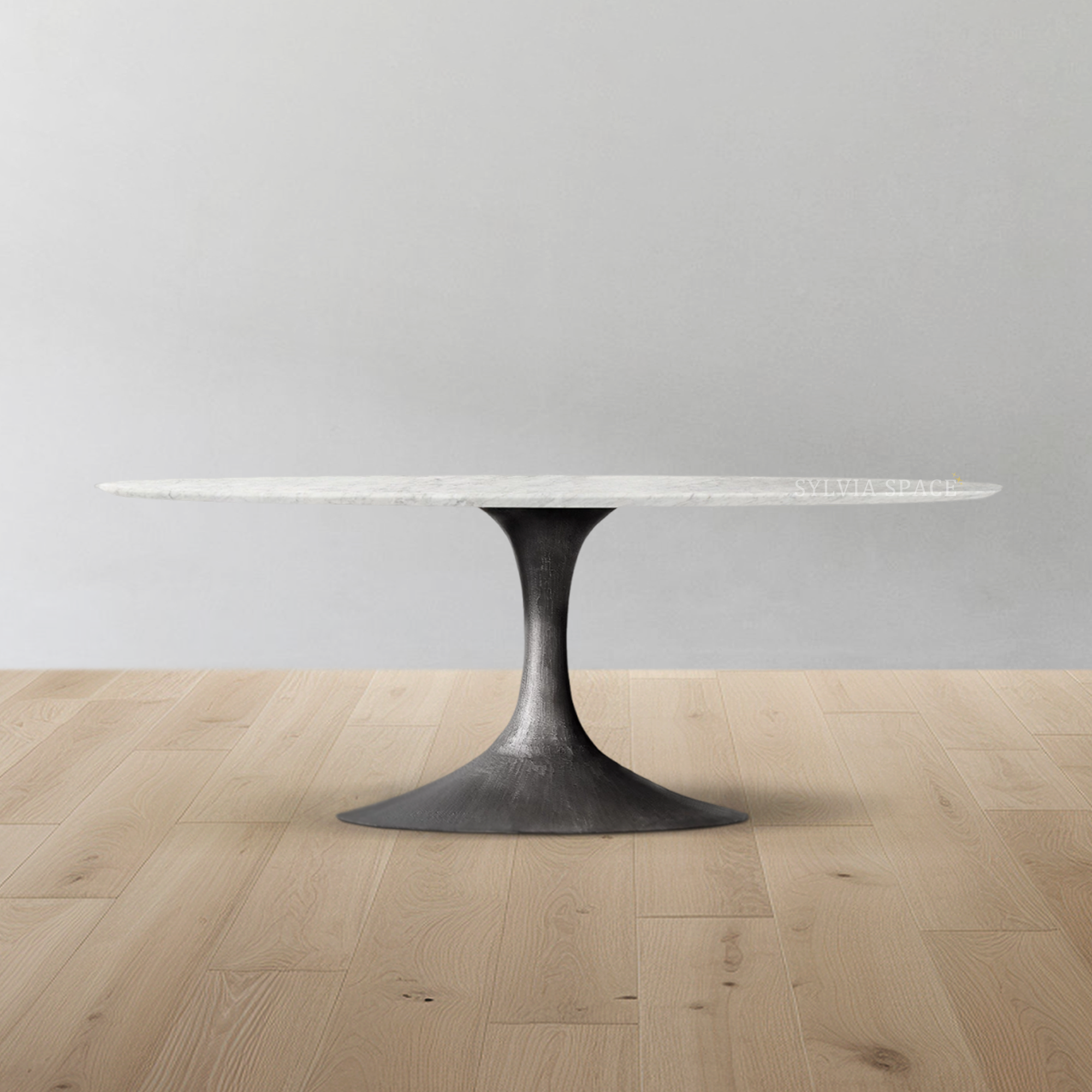 Aero Stone Oval Dining Table